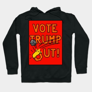 VOTE TRUMP OUT (BALLOT BOX) Hoodie